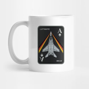 Mig-29 Fulcrum Luftwaffe Patch Mug